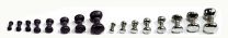 Wapsi Lead Free Dumbell Eyes - Plated